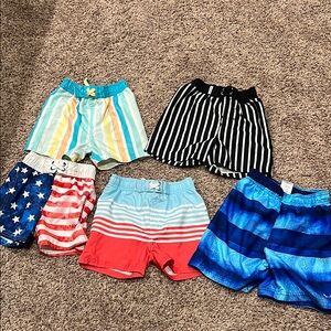 3T boys swim trunks- 4 pairs